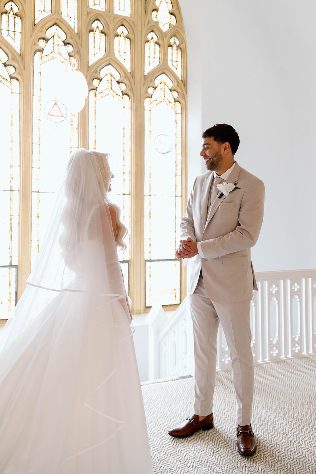 Private first look in the restored Gothic church